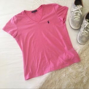 Ralph Lauren • classic pink logo tee